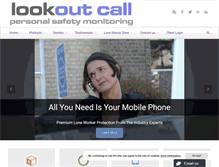 Tablet Screenshot of lookoutcall.co.uk